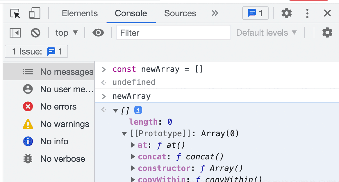 array prototype